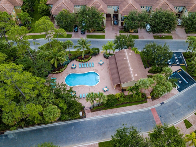 2812 Eagle Rock Cir Unit 902, West Palm Beach, FL 33411 - aerial view of a pool