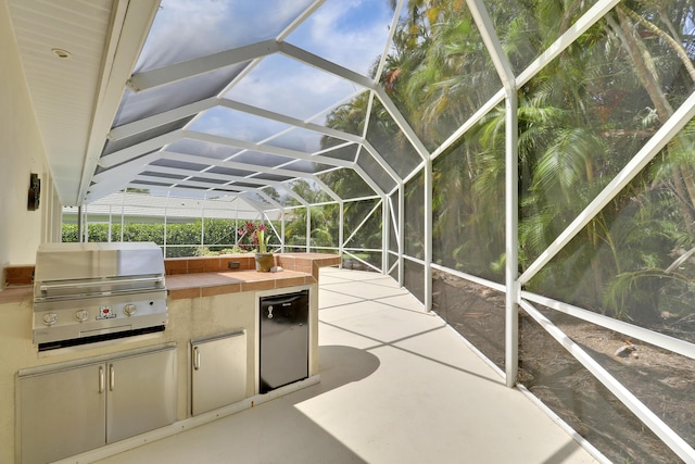 10120 Inverness Way, Port Saint Lucie, FL 34986 - view of patio featuring glass enclosure