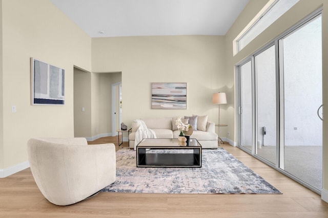 6845 Big Cypress Dr, Jupiter, FL 33458 - living room with wood finished floors and a towering ceiling