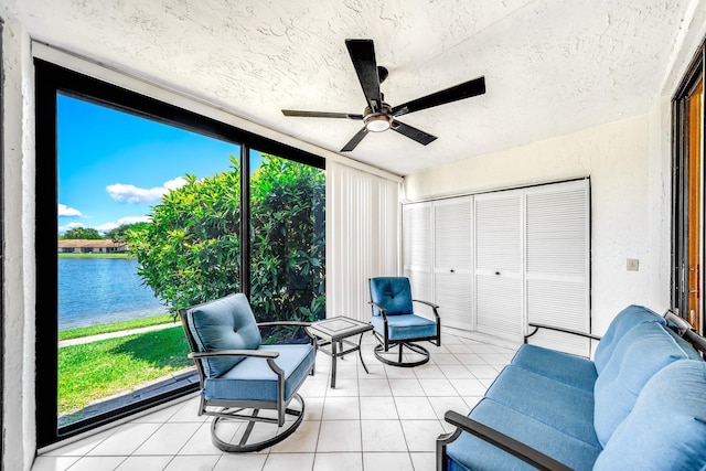 8641 Boca Glades D Blvd W Unit D, Boca Raton, FL 33434 - sunroom / solarium with a water view