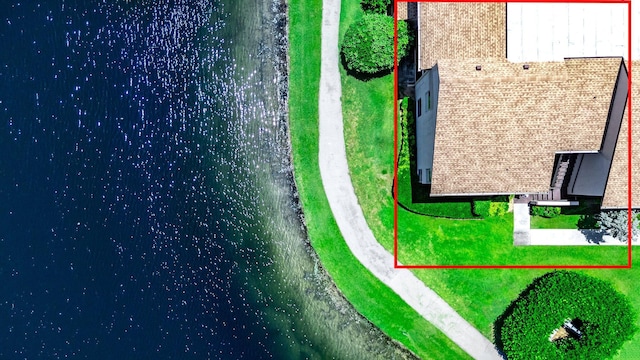 8641 Boca Glades D Blvd W Unit D, Boca Raton, FL 33434 - view from above of property featuring property boundaries highlighted