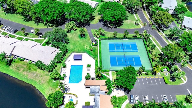 8641 Boca Glades D Blvd W Unit D, Boca Raton, FL 33434 - bird's eye view of a pool and a large body of water