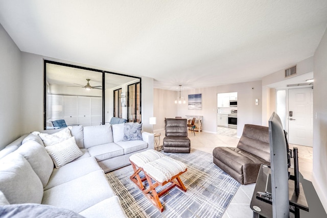 8641 Boca Glades D Blvd W Unit D, Boca Raton, FL 33434 - living area with ceiling fan and light colored carpet