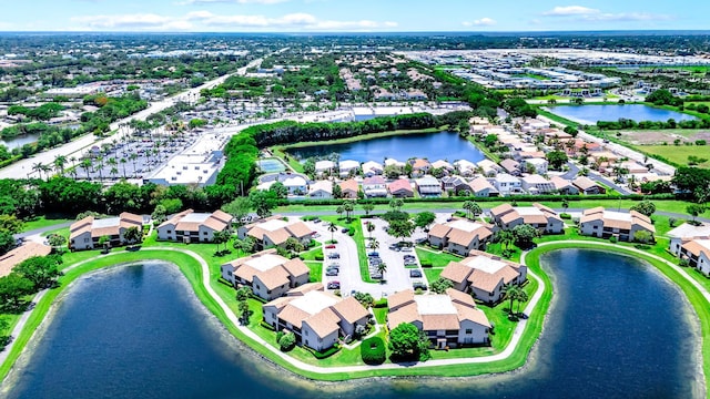 8641 Boca Glades D Blvd W Unit D, Boca Raton, FL 33434 - aerial view of property's location with nearby suburban area and a large body of water