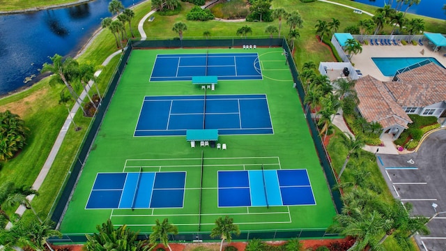 7574 Ironbridge Cir, Delray Beach, FL 33446 - aerial view of a nearby body of water and a pool