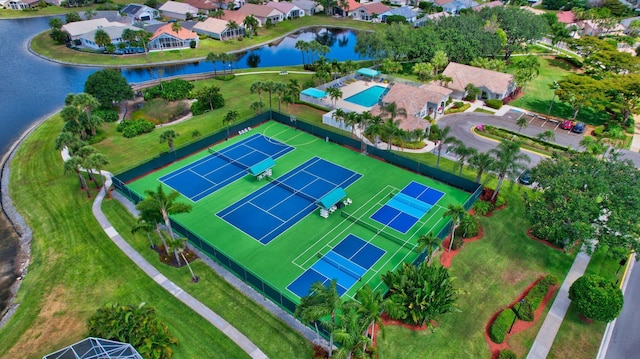 7574 Ironbridge Cir, Delray Beach, FL 33446 - aerial perspective of suburban area featuring a nearby body of water