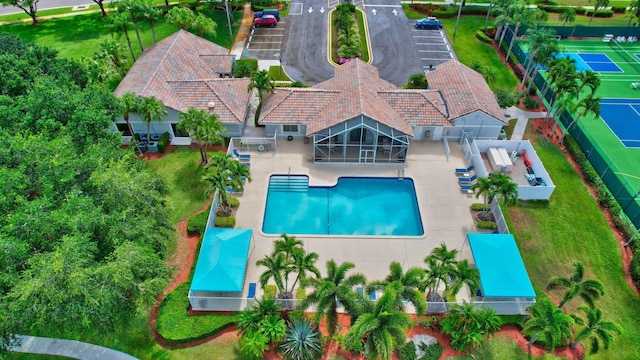 7574 Ironbridge Cir, Delray Beach, FL 33446 - view of subject property featuring a pool area