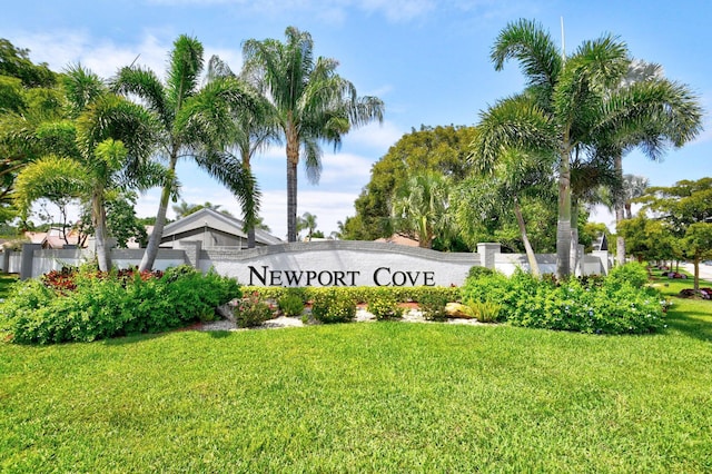7574 Ironbridge Cir, Delray Beach, FL 33446 - community sign with a yard