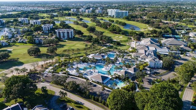 1841 Bridgewood Dr, Boca Raton, FL 33434 - view of property location featuring a golf course, a large body of water, and apartment complex
