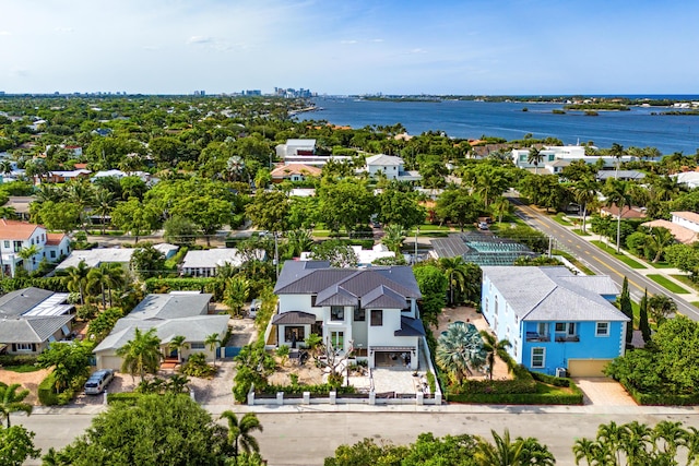 109 Arlington Pl, West Palm Beach, FL 33405 - aerial view of residential area featuring a nearby body of water