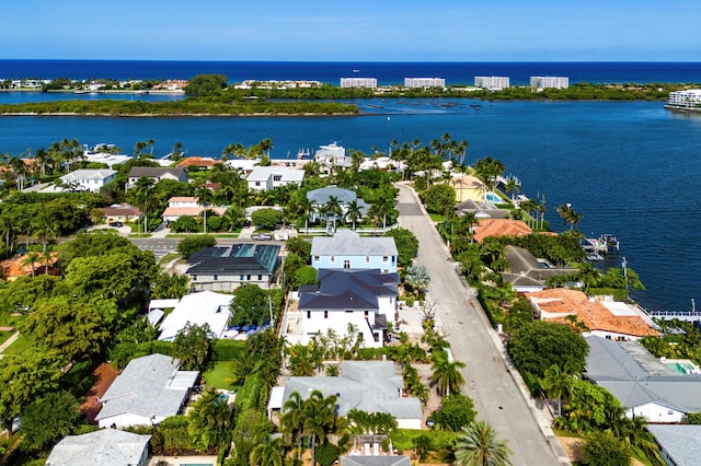 109 Arlington Pl, West Palm Beach, FL 33405 - aerial view of residential area featuring a nearby body of water