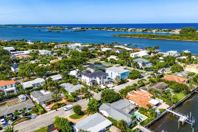 109 Arlington Pl, West Palm Beach, FL 33405 - aerial view of residential area with a large body of water