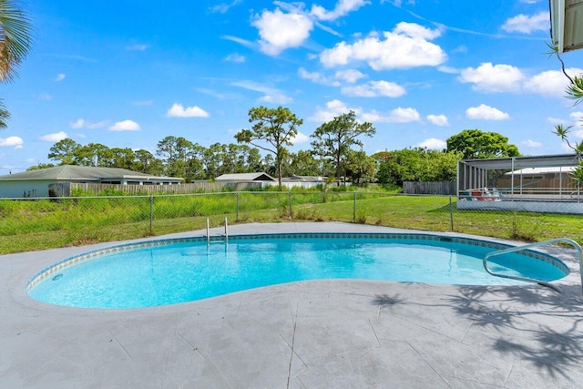 798 SE Atlantus Ave, Port Saint Lucie, FL 34983 - view of pool featuring a patio