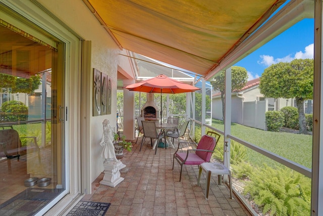 7158 Foxworth Ct, Boynton Beach, FL 33437 - view of sunroom