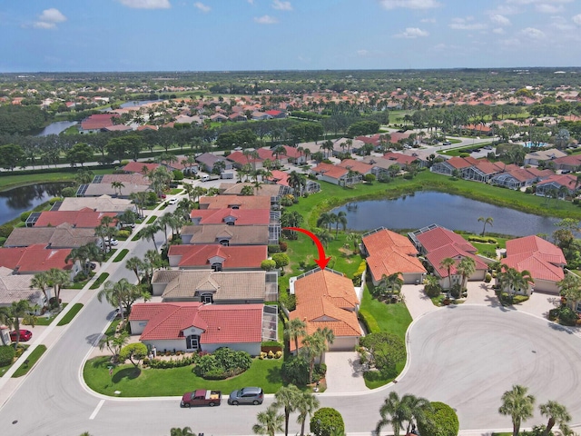 7158 Foxworth Ct, Boynton Beach, FL 33437 - aerial view of residential area with a nearby body of water