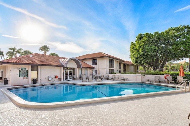 5200 E Club Cir Unit 106, Boca Raton, FL 33487 - community pool featuring french doors and a patio