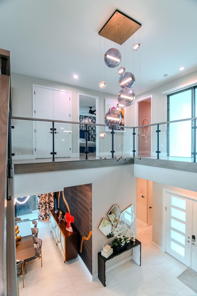 8305 Fishhawk Falls Ct, Boca Raton, FL 33496 - kitchen featuring plenty of natural light, recessed lighting, and white cabinets