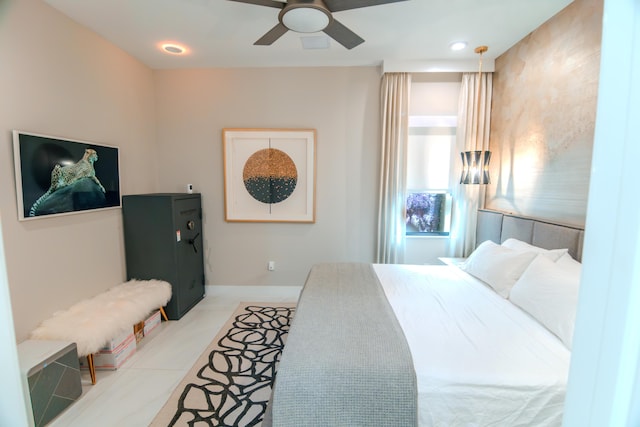 8305 Fishhawk Falls Ct, Boca Raton, FL 33496 - bedroom featuring ceiling fan