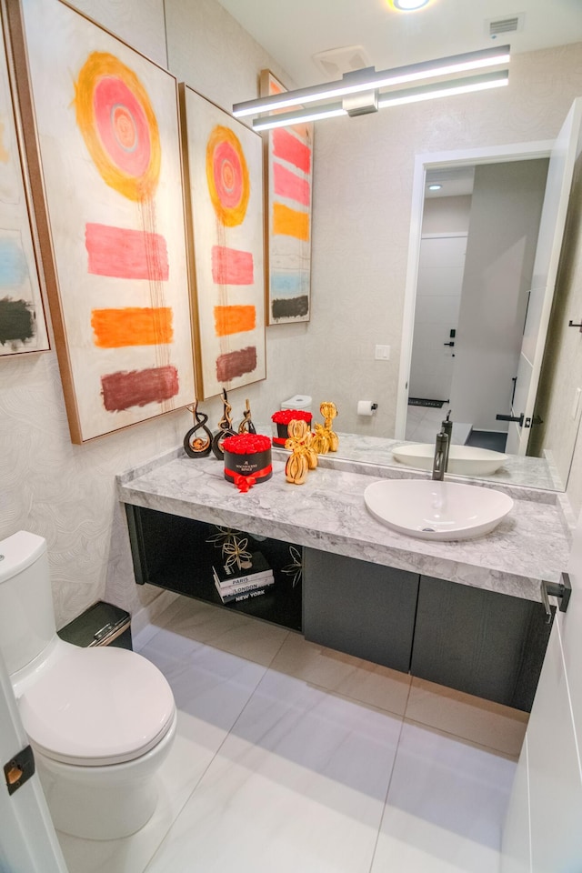 8305 Fishhawk Falls Ct, Boca Raton, FL 33496 - bathroom featuring toilet and vanity