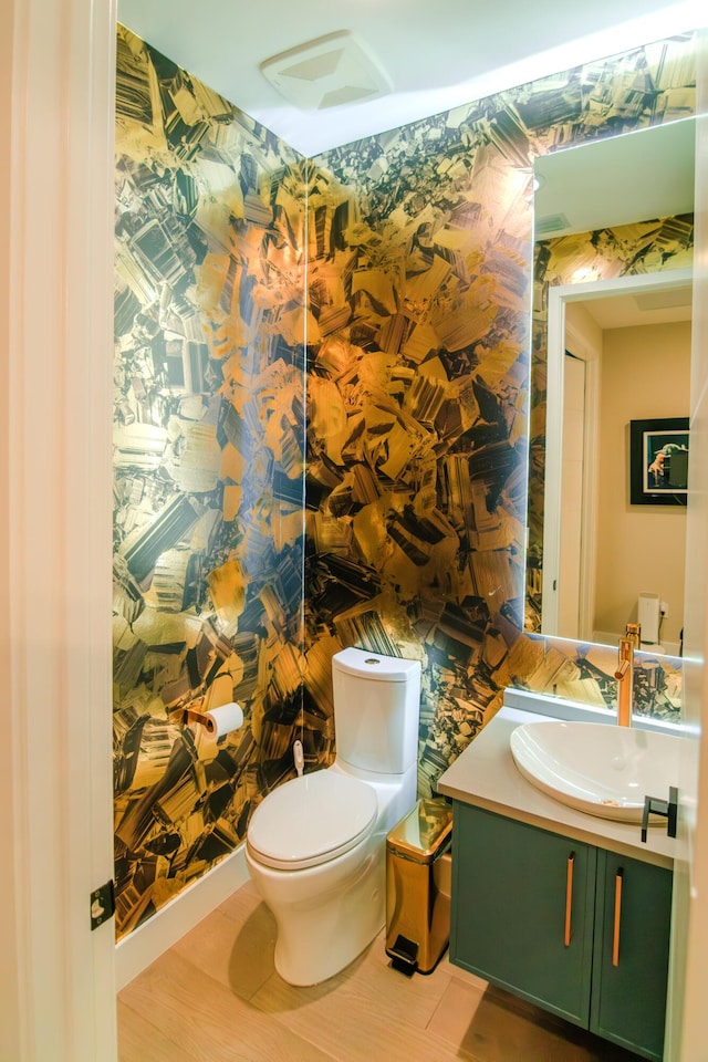 8305 Fishhawk Falls Ct, Boca Raton, FL 33496 - bathroom featuring vanity and toilet