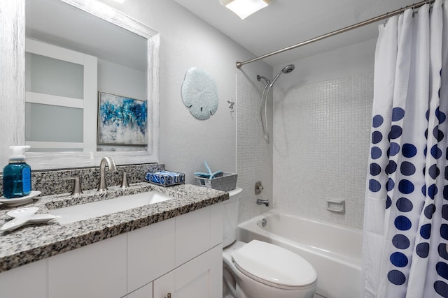 7430 S Ocean Dr Unit 518, Jensen Beach, FL 34957 - full bath with shower / bathtub combination with curtain, toilet, and vanity