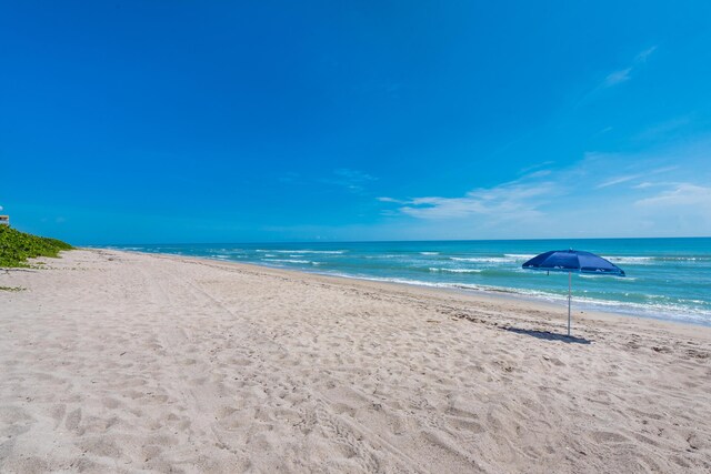 7430 S Ocean Dr Unit 518, Jensen Beach, FL 34957 - water view featuring nearby beach