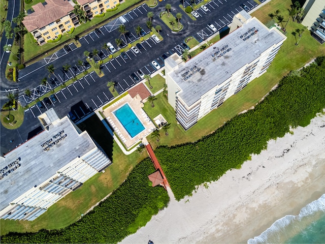 7430 S Ocean Dr Unit 518, Jensen Beach, FL 34957 - aerial view of a pool