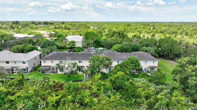 5285 SE Jennings Ln, Stuart, FL 34997 - aerial view of residential area featuring a heavily wooded area