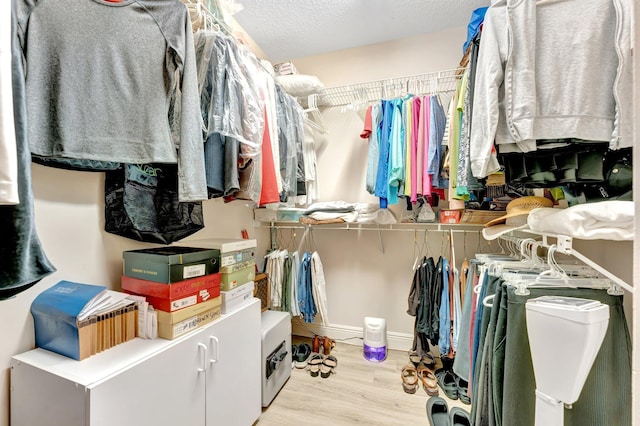 4101 Coral Tree Cir Unit 116, Coconut Creek, FL 33073 - spacious closet with wood finished floors