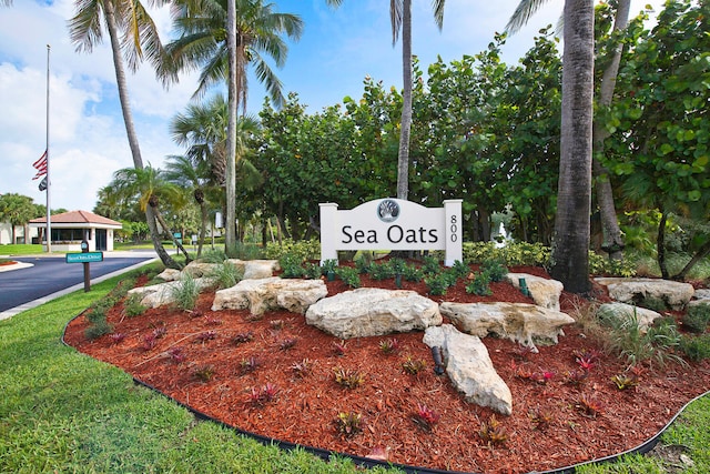 508 Sea Oats Dr Unit A-1, Juno Beach, FL 33408 - view of community / neighborhood sign