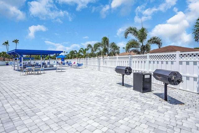 14775 Wildflower Ln, Delray Beach, FL 33446 - view of home's community with a gazebo and a patio