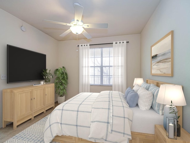 2536 57th Cir, Vero Beach, FL 32966 - bedroom featuring a ceiling fan