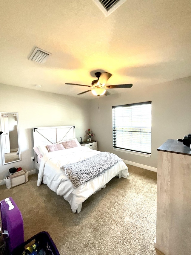 1206 SW Bargello Ave SW, Port Saint Lucie, FL 34953 - carpeted bedroom with baseboards and a ceiling fan