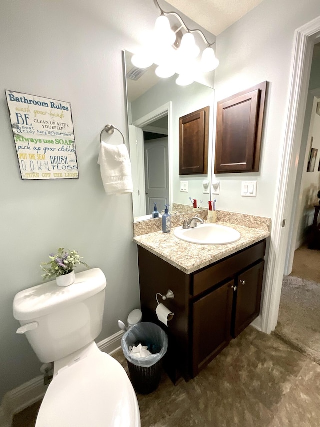 1206 SW Bargello Ave SW, Port Saint Lucie, FL 34953 - bathroom featuring vanity and toilet