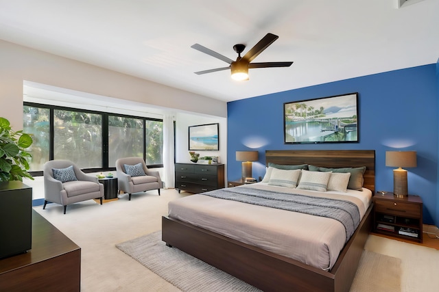 1700 Presidential Way Unit 201, West Palm Beach, FL 33401 - bedroom with a ceiling fan