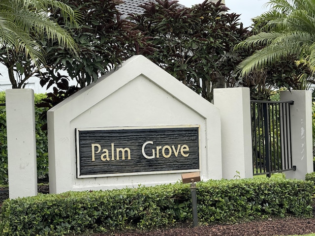 13853 Palm Grove Pl, West Palm Beach, FL 33418 - view of community sign