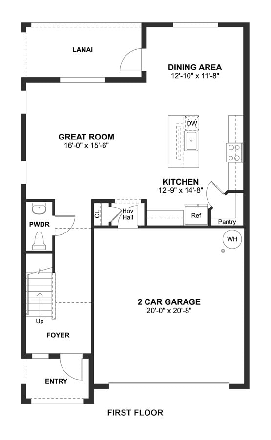 821 NE Trailside Run, Port Saint Lucie, FL 34983 - floor plan / room layout
