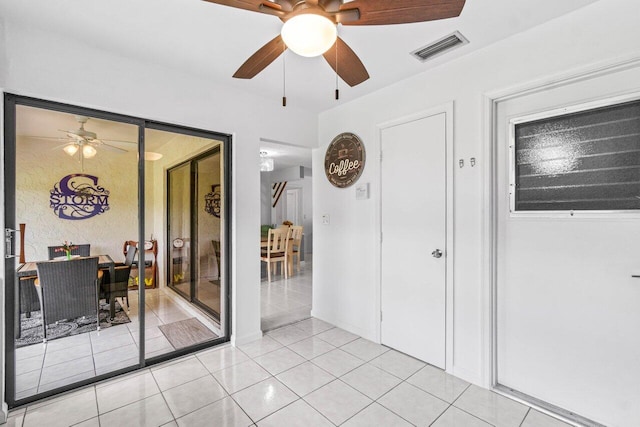 4260 Mango Tree Ct Unit B, Boynton Beach, FL 33436 - spare room with a ceiling fan and light tile patterned floors
