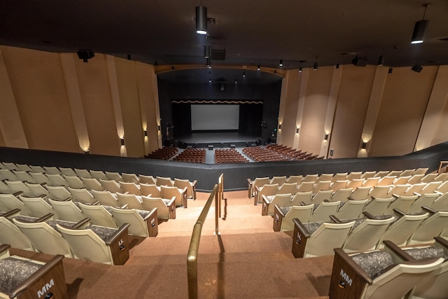 4051 Guildford C Unit 4051, Boca Raton, FL 33434 - cinema room with carpet floors