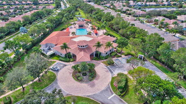 7030 Boscanni Dr Unit 7030, Boynton Beach, FL 33437 - drone / aerial view of a pool area