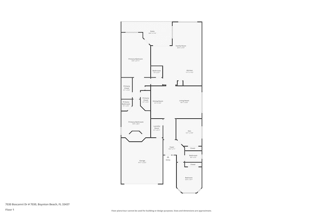 7030 Boscanni Dr Unit 7030, Boynton Beach, FL 33437 - home floor plan