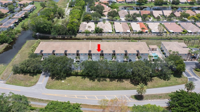 5441 Via Delray Unit 17, Delray Beach, FL 33484 - aerial overview of property's location featuring nearby suburban area and a nearby body of water