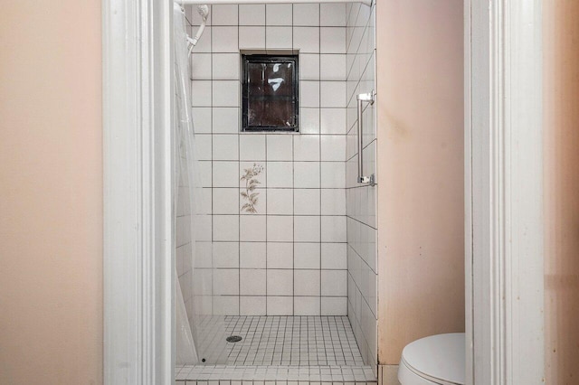 4744 Dolphin Dr, Lake Worth, FL 33463 - bathroom featuring toilet and a shower stall