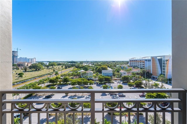 550 Okeechobee Blvd Unit 825, West Palm Beach, FL 33401 - balcony featuring a view of city