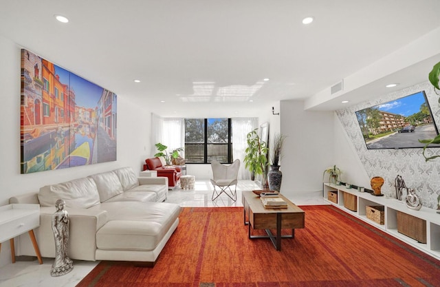 2768 Carambola Cir S Unit 301, Coconut Creek, FL 33066 - living area featuring recessed lighting