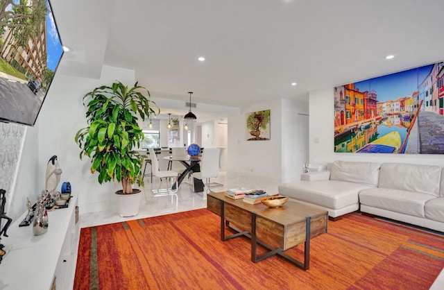 2768 Carambola Cir S Unit 301, Coconut Creek, FL 33066 - living room featuring recessed lighting