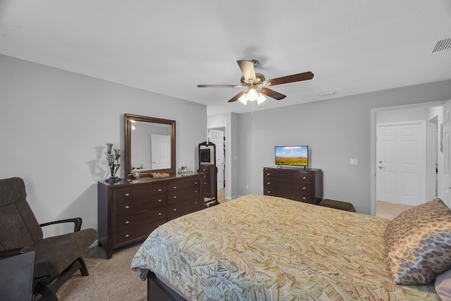 191 SW Glenwood Dr, Port Saint Lucie, FL 34984 - carpeted bedroom with ceiling fan