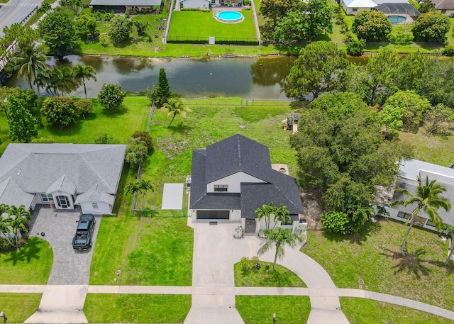 102 Granada St, Royal Palm Beach, FL 33411 - aerial view of residential area with a large body of water