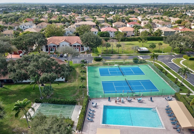 9692 Sills Dr E Unit 103, Boynton Beach, FL 33437 - drone / aerial view of a pool area