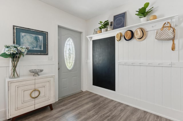1056 SW 27th Ave, Boynton Beach, FL 33426 - foyer entrance featuring wood finished floors